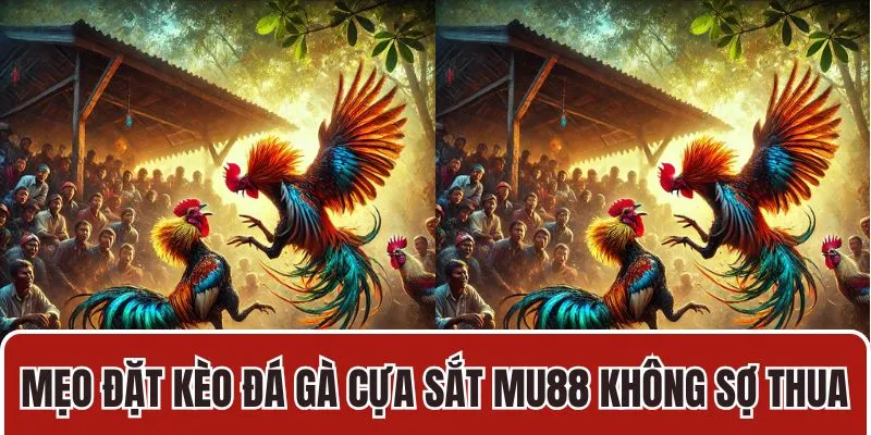 Mẹo đặt kèo đá gà cựa sắt MU88 không sợ thua